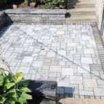 after patio paver installation